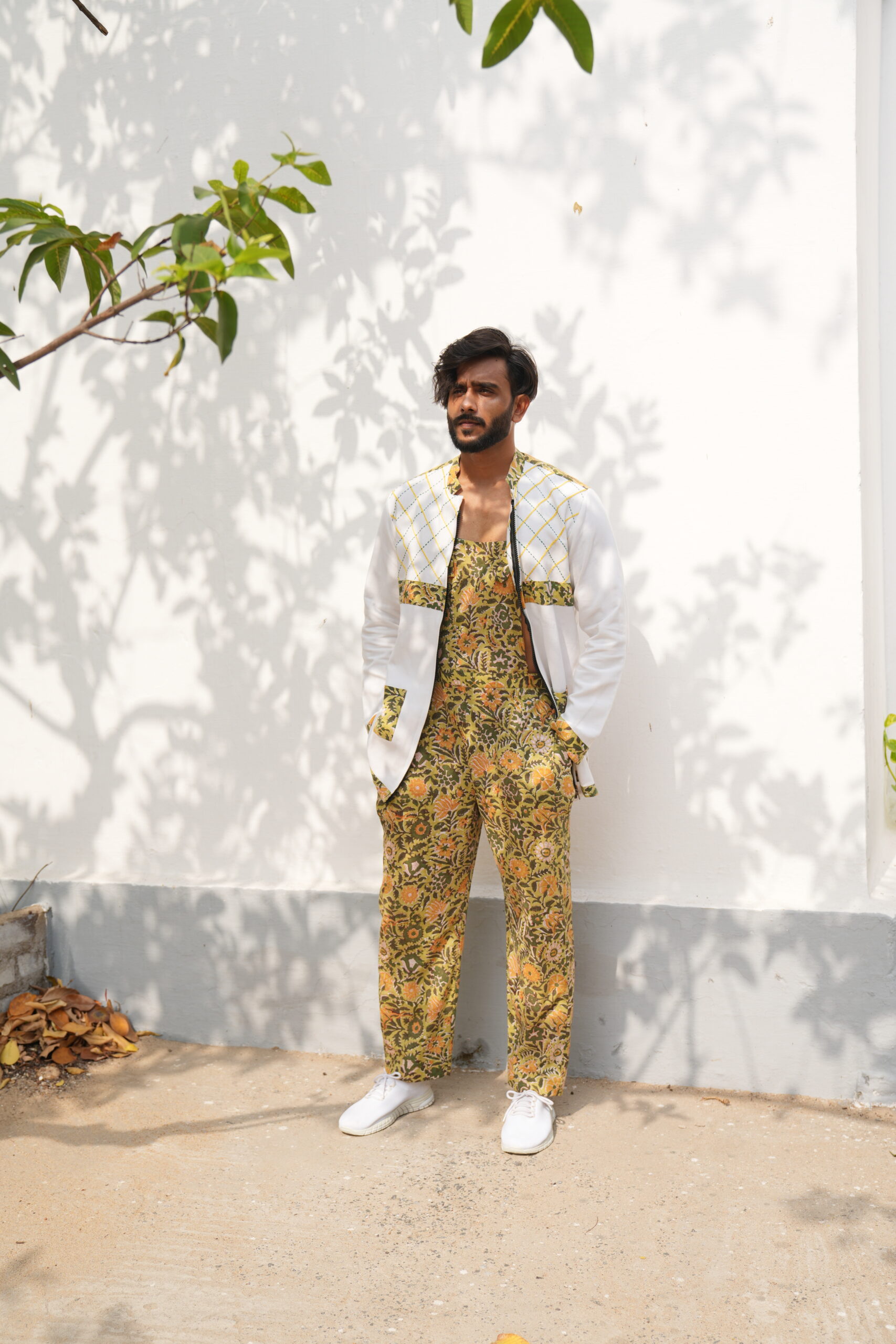 Summer Wear Mustard White - Image 2