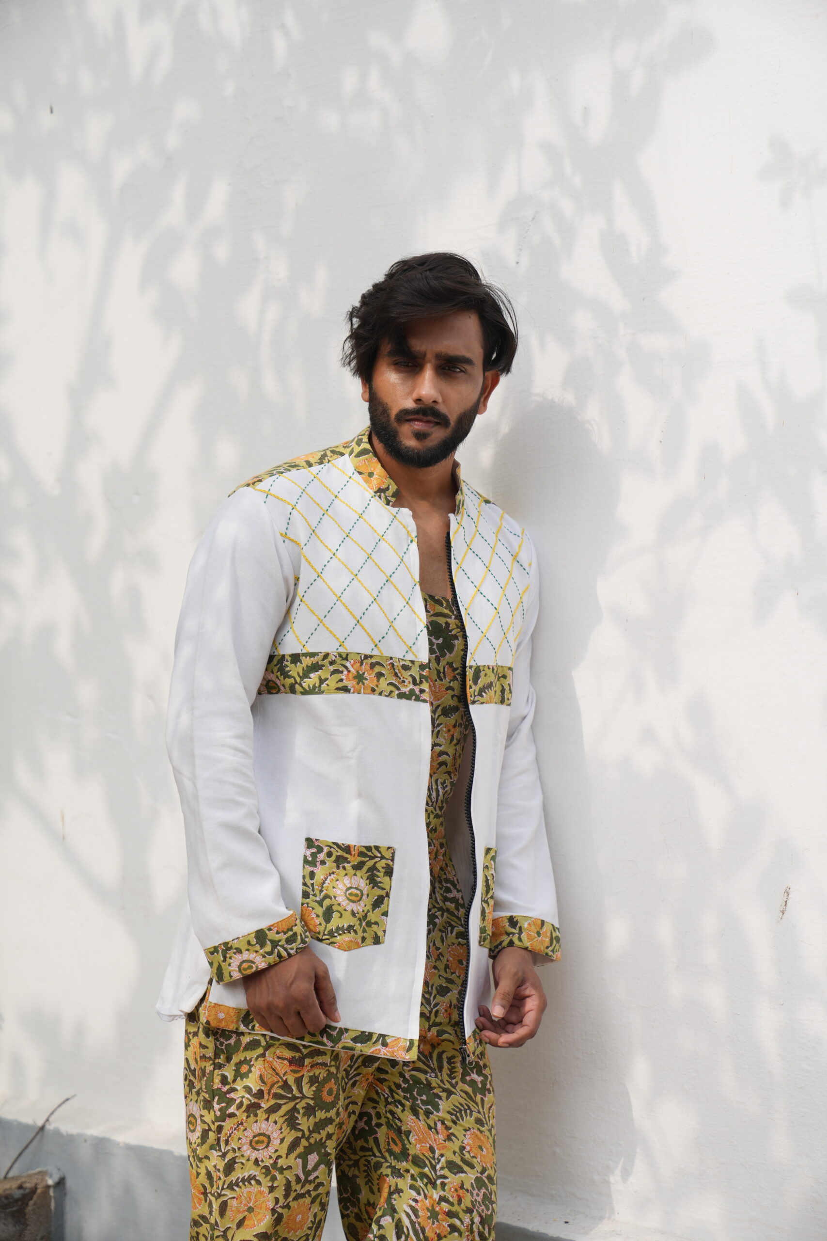 Summer Wear Mustard White - Image 4