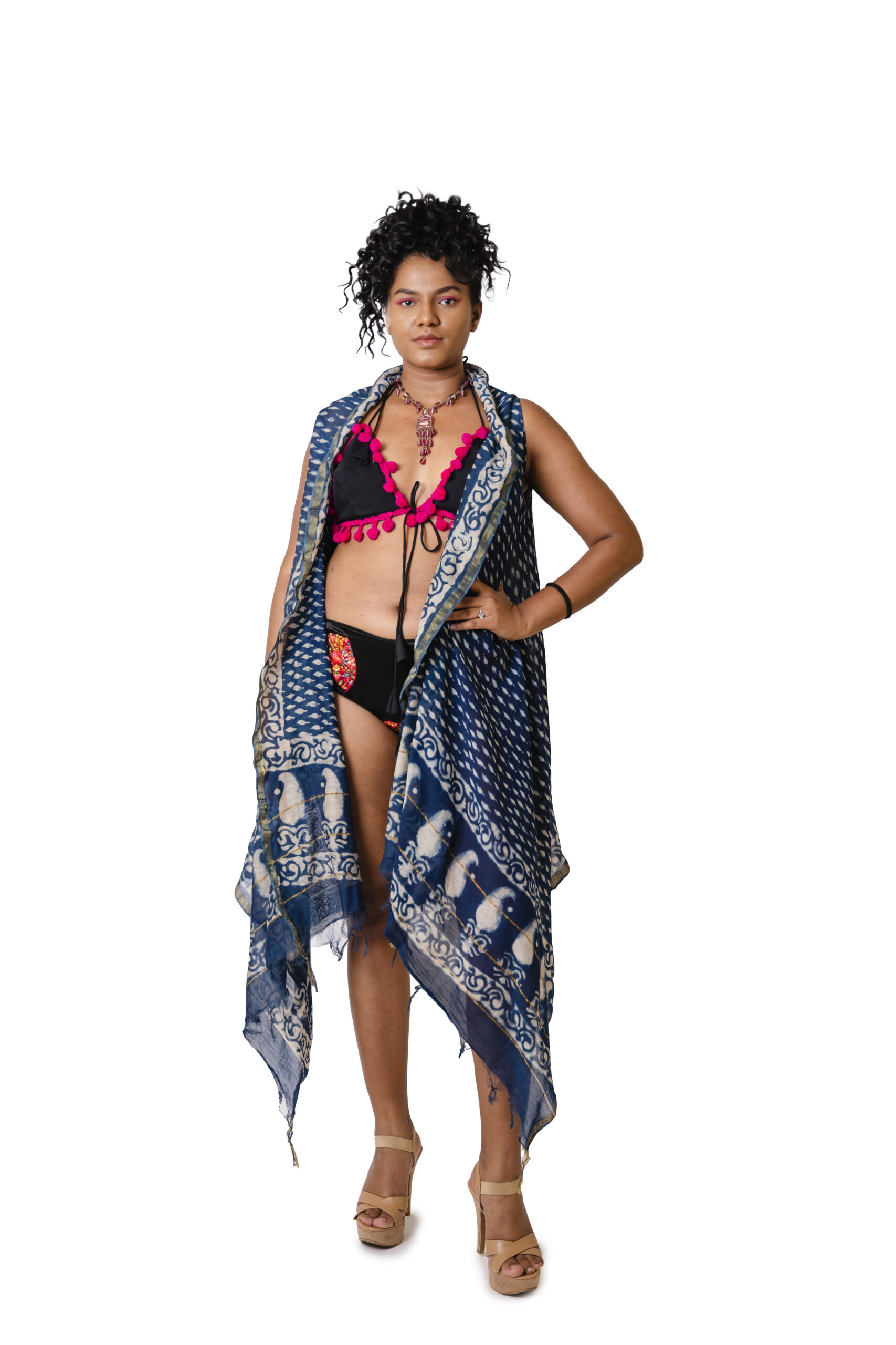 Beach Wear Black & Red