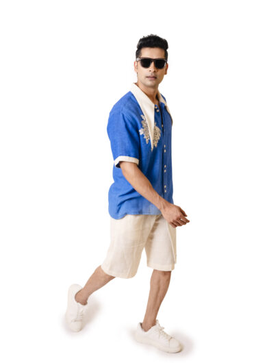Beach Wear Blue White