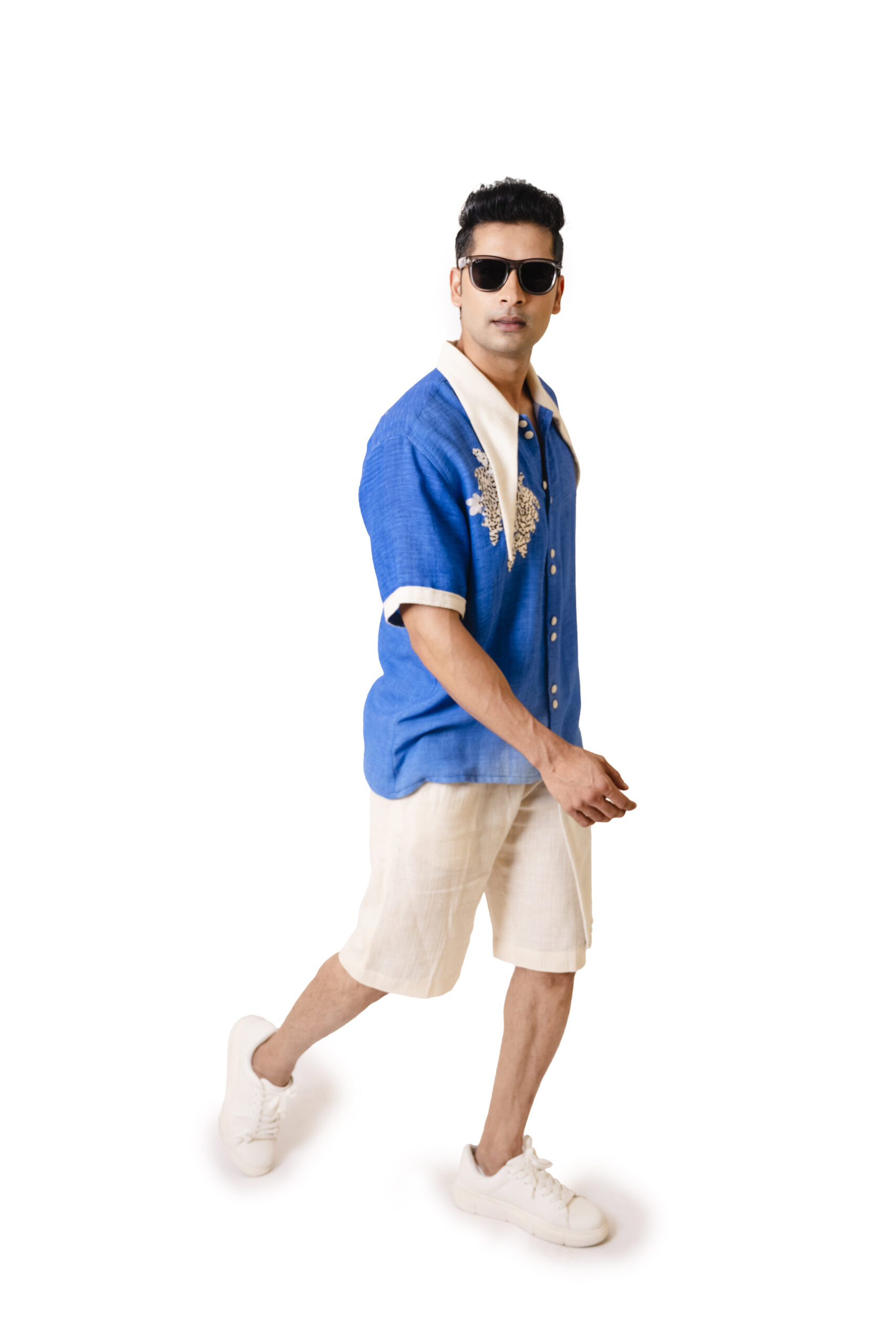 Beach Wear Blue White