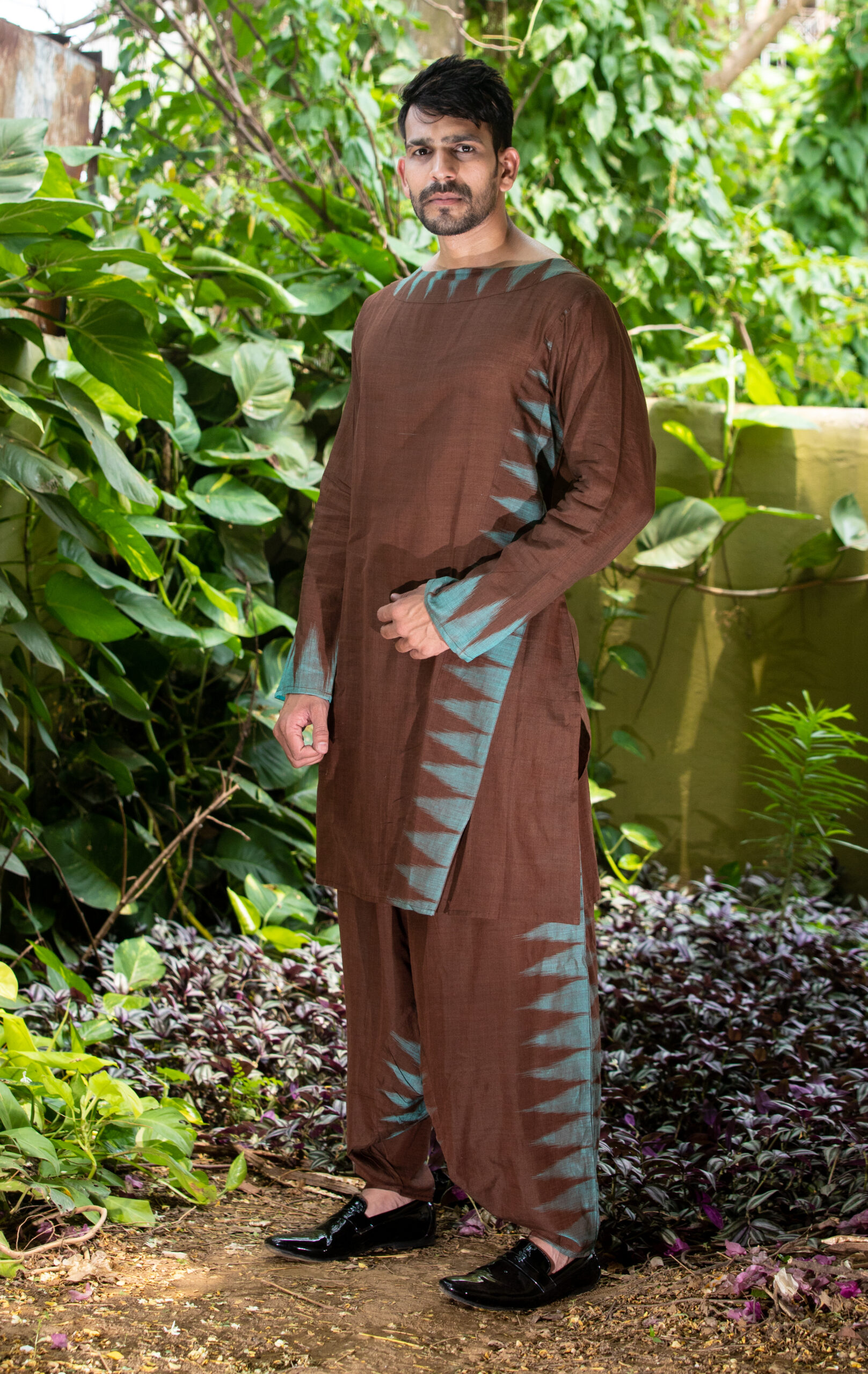 Handloom Kotpad (Cocoa Brown) - Image 2
