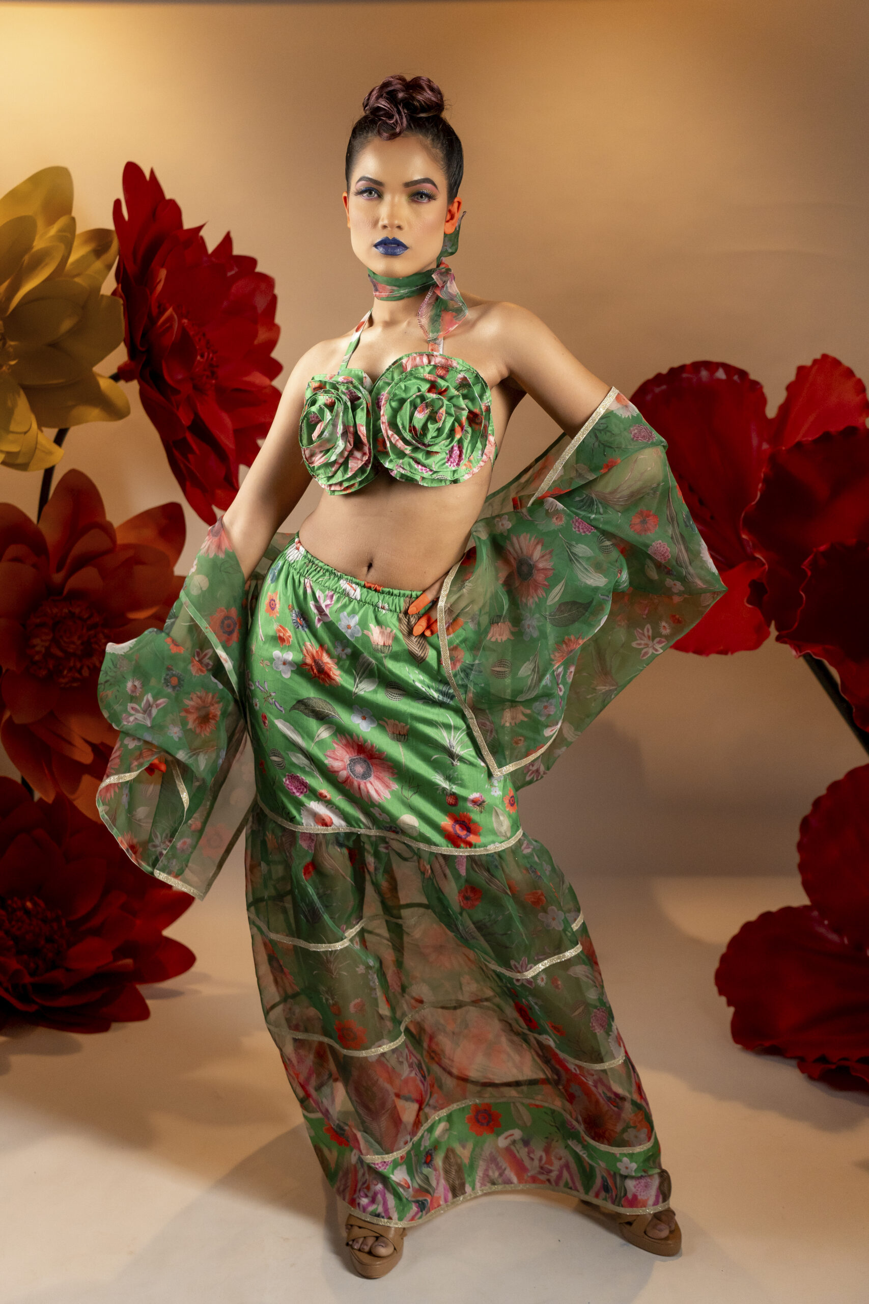 Silkprint Multi Colour (Green)