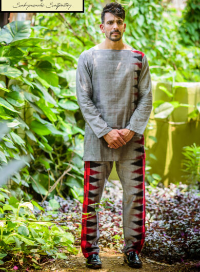 Handloom Kotpad (Gray)