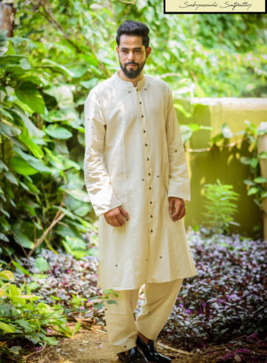 Handloom Kotpad (Cream)