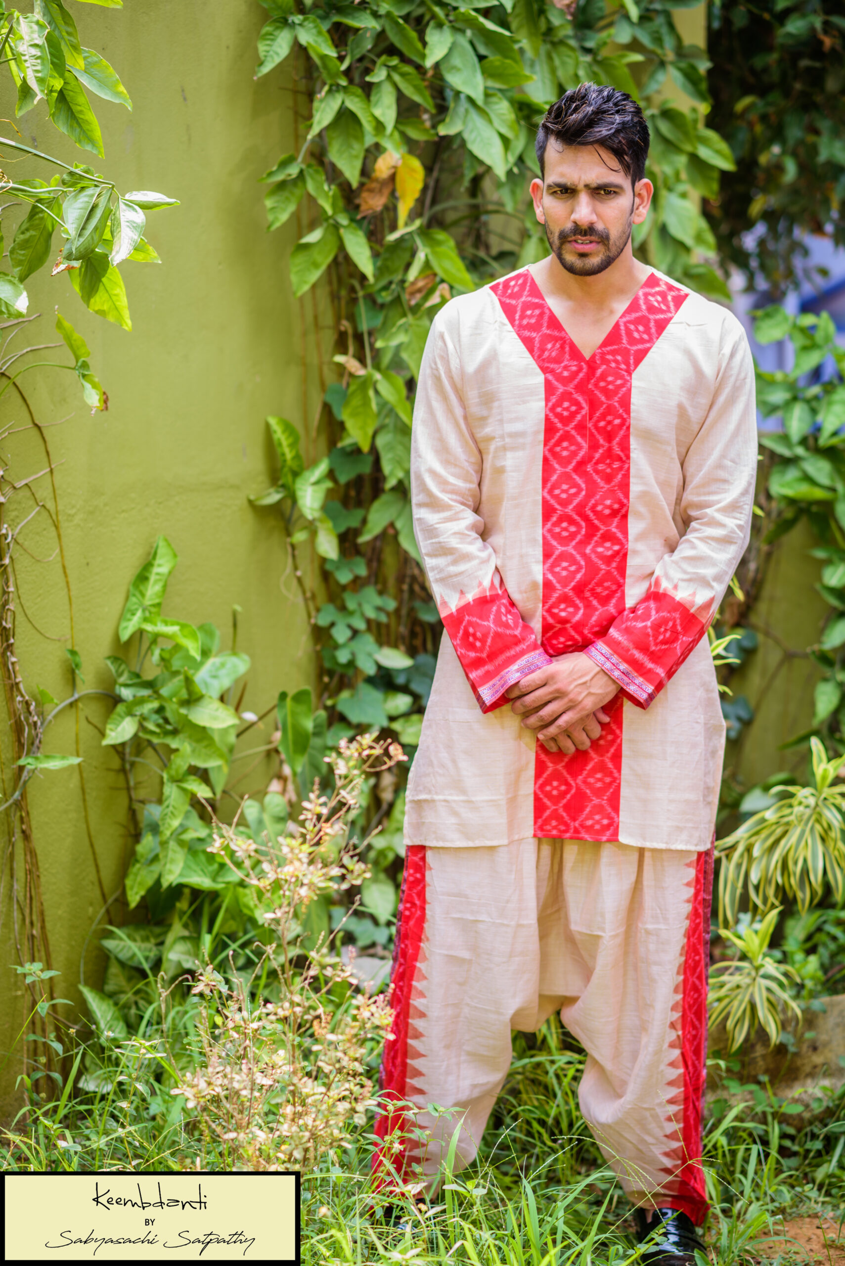 Handloom Kotpad (pink) - Image 3
