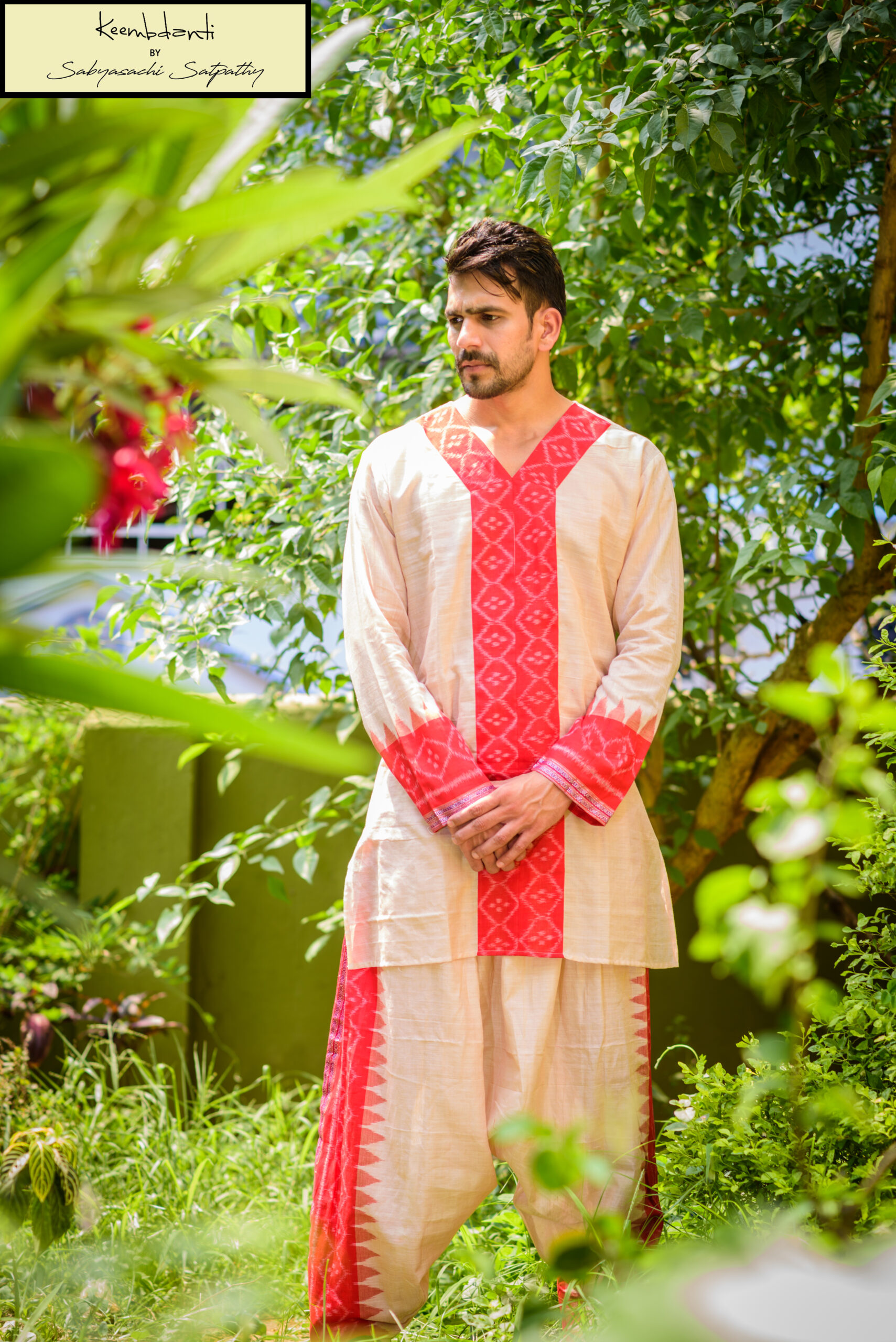 Handloom Kotpad (pink)