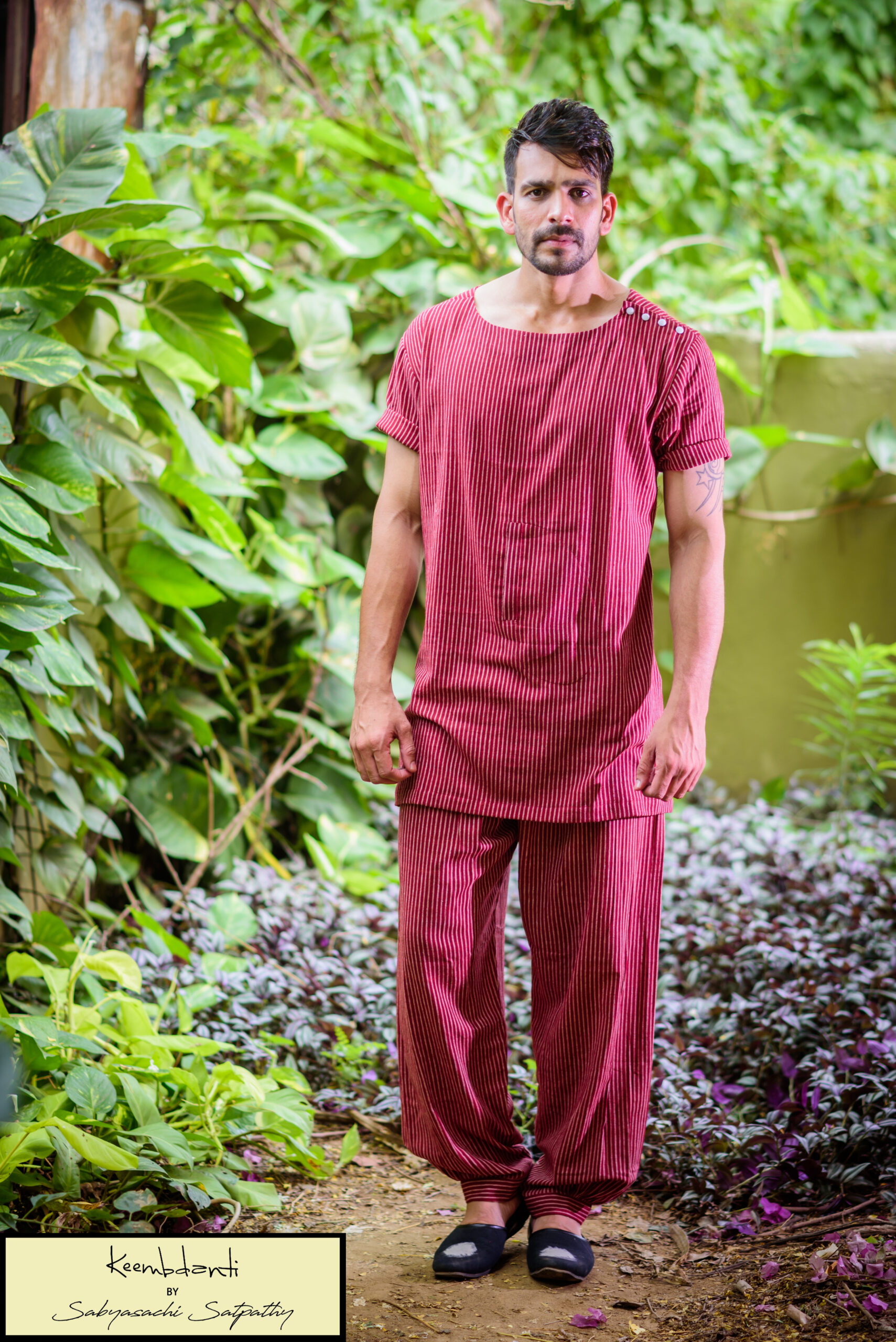 Handloom Kotpad (Maroon)