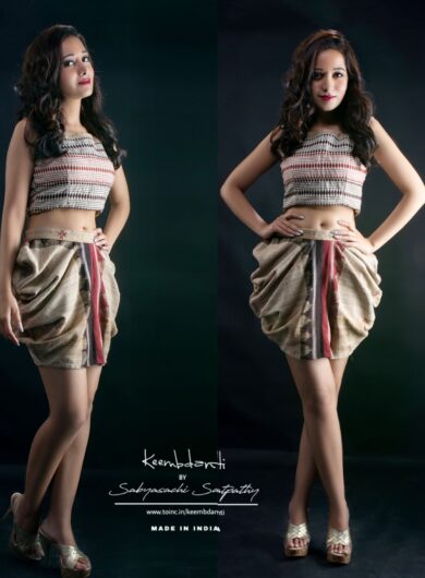 Handloom Khordha Gamucha (Beige)