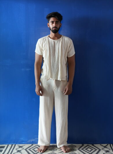 Men's Off White Dress