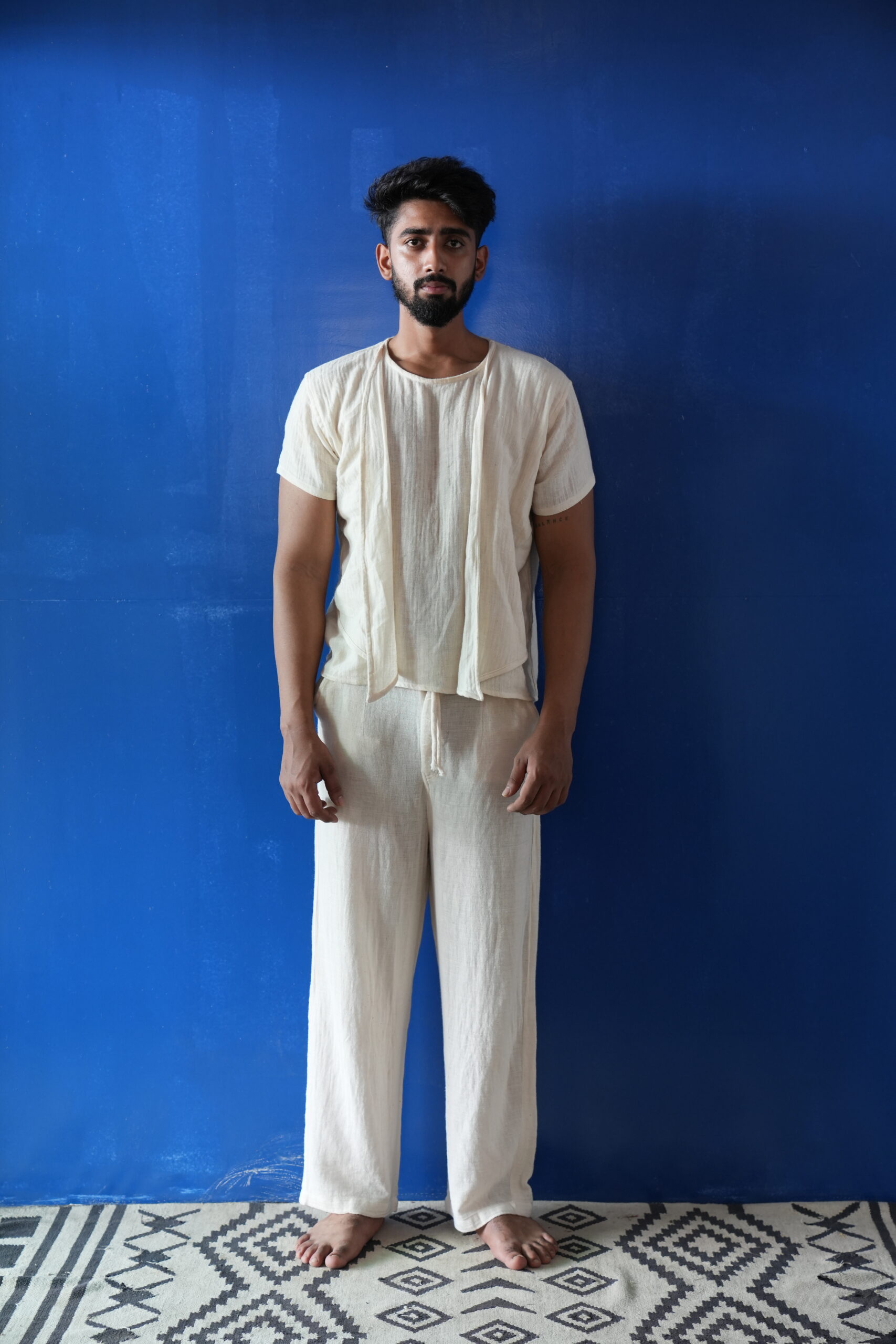 Men's Off White Dress