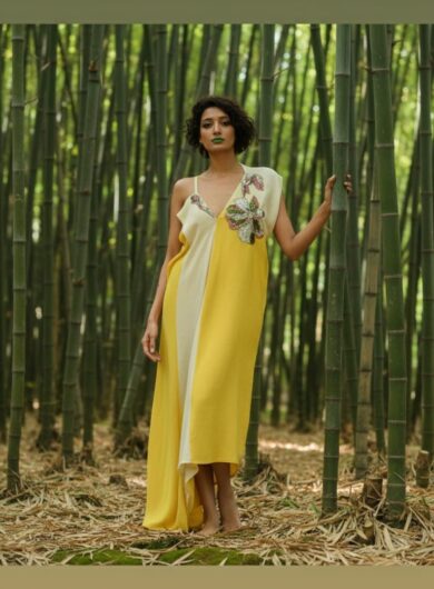 Bamboo Fibre(White Yellow)