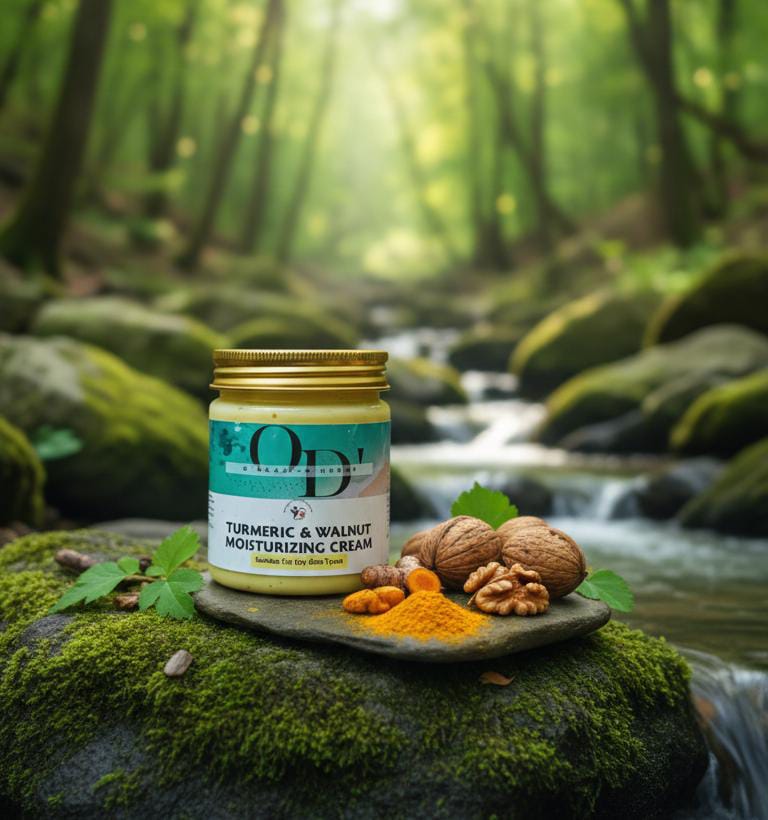 Turmeric And Walnut Moisturizing Cream